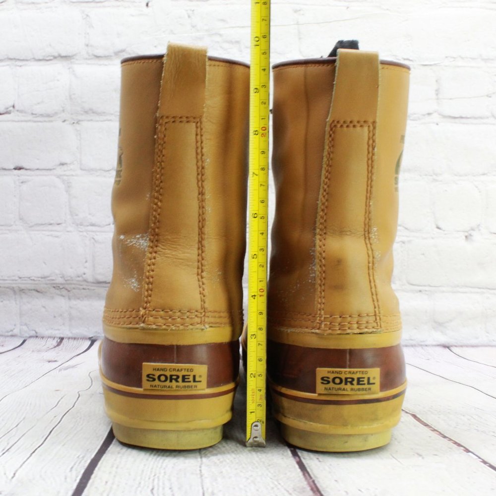 Sorel Men's 1964 Premium T Boot Brown Leather Insulated Waterproof Size US 8 - Picture 9 of 10